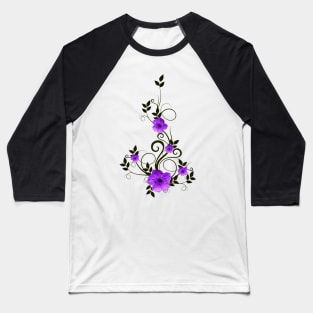 Purple Flower in Kenya / Africa Baseball T-Shirt